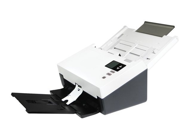 Avision AD345G open side view left